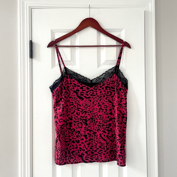MILAN KISS Red Leopard Print Cami  |  Women's XL - Picture 2 of 7